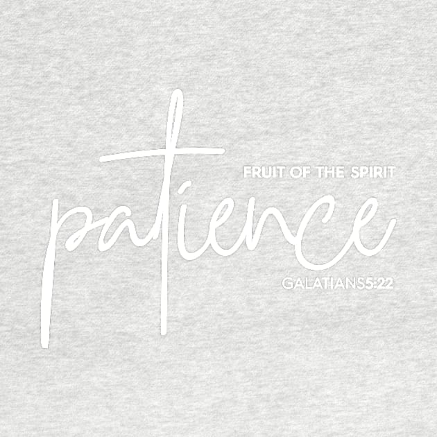 Patience Fruit of the Spirit Christian T-Shirt, T-Shirt, Faith-based Apparel, Women's, Men's, Unisex, Hoodies, Sweatshirts by authorytees